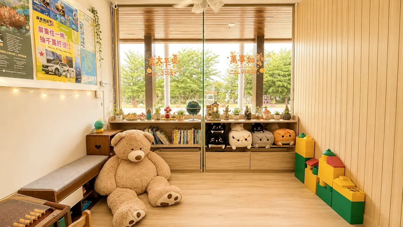 Indoor kids play corner